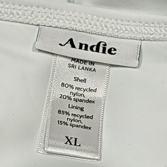 Andie The Bikini Bottom Swimwear XL White - Picture 7 of 7